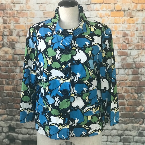 Charter Club Jackets & Blazers - 5/$20 Charter Club abstract floral petite coat